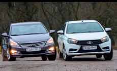 LADA Vesta и Hyundai Solaris: выбирайте надежные автомобили